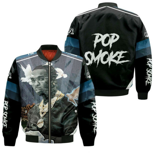 Pop Smoke Legend Never Die Rapper Hip Hop Bomber Jacket 244