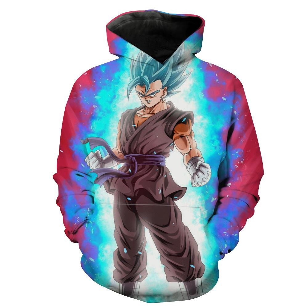 Dragon Ball Super Vegito Vegetto Blue 3D All Over Print Hoodie & Zip Hoodie