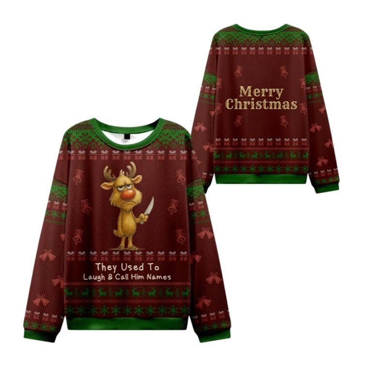 2025 Christmas Don’t Mess with Rudolph Ugly Sweater