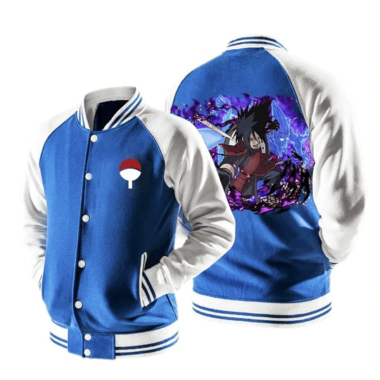 Naruto Uchiha Madara Uchiha 3 Baseball Jacket 319