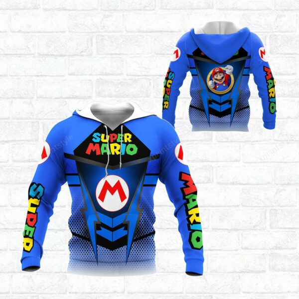 Super Mario Shirt 756,   3d Hoodie Zip Hoodie 1859