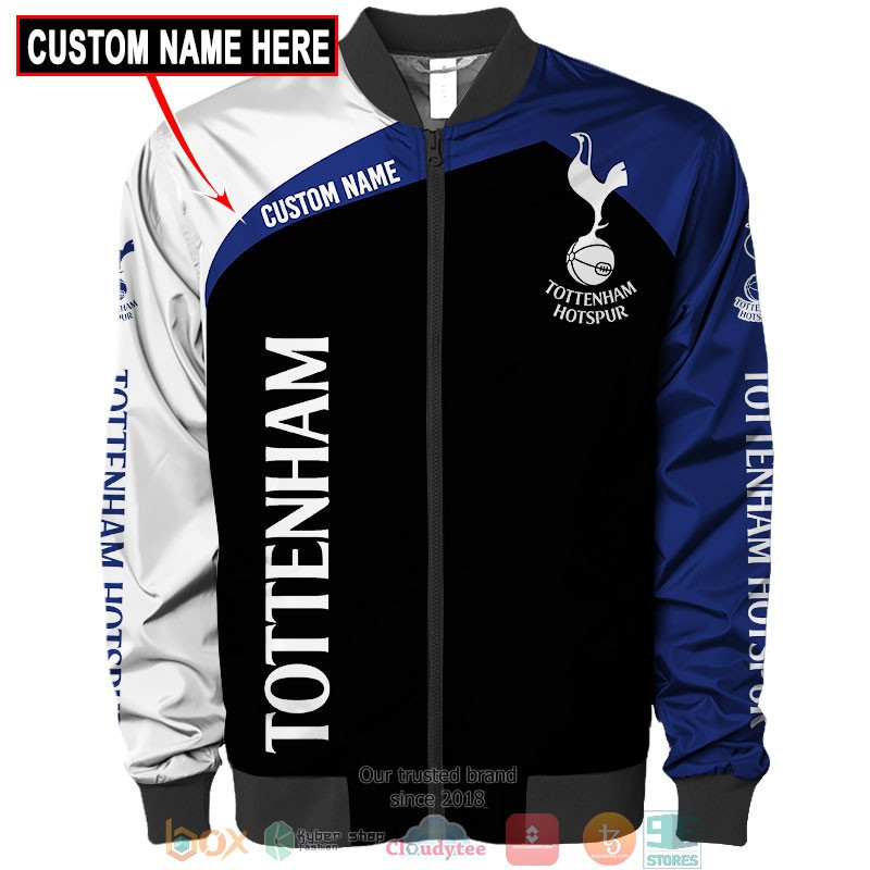 Tottenham Hotspur FC Custom Name Bomber Jacket