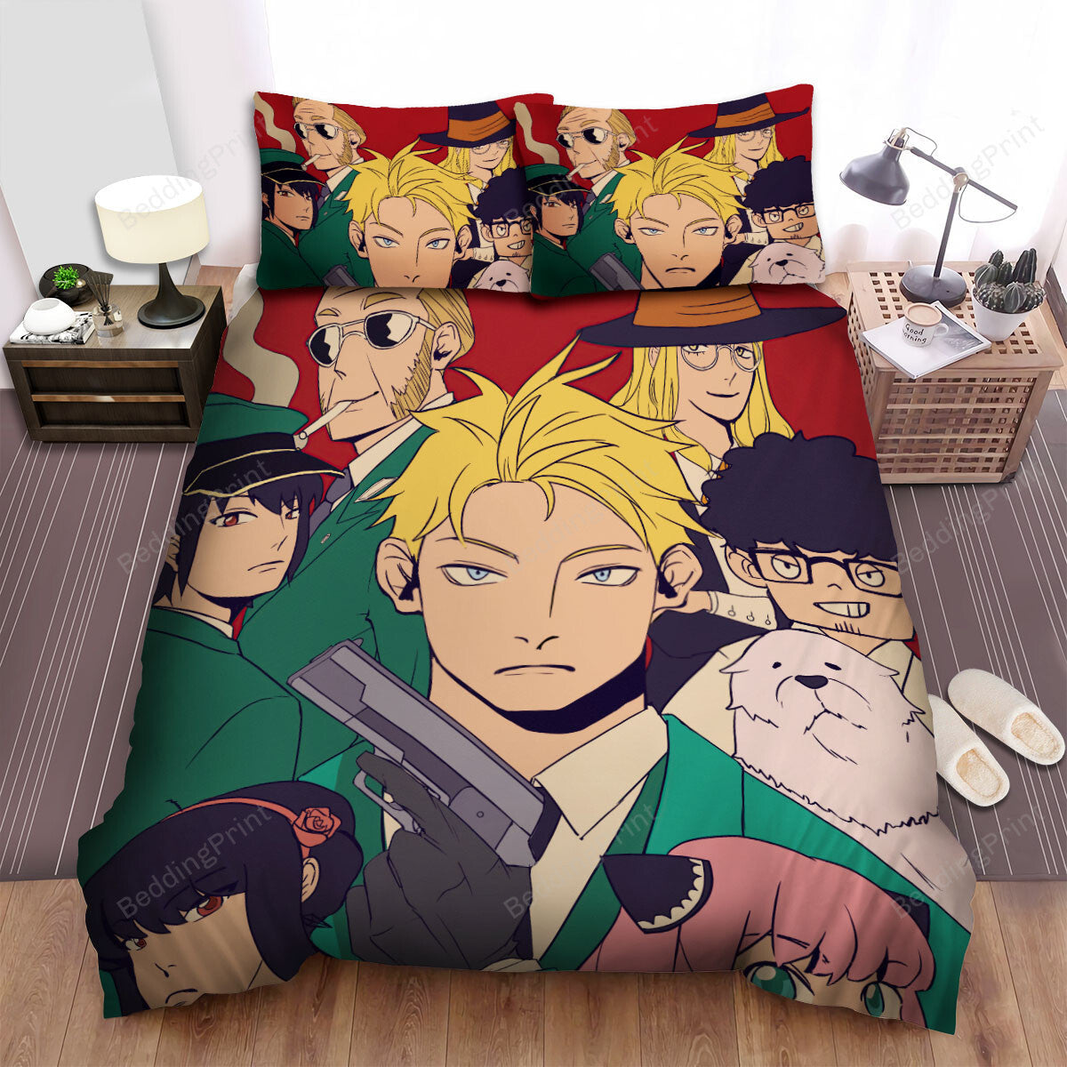 SpyxFamily Bedding Set Spy X Family Main Characters Duvet Covers