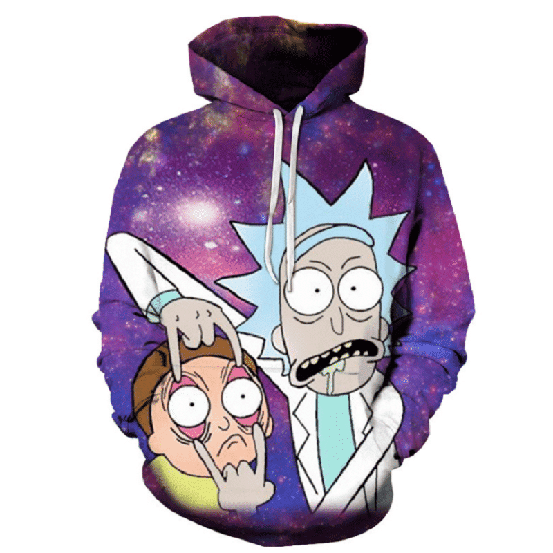 Rick and Morty 3D All Over Print Hoodie & Zip Hoodie