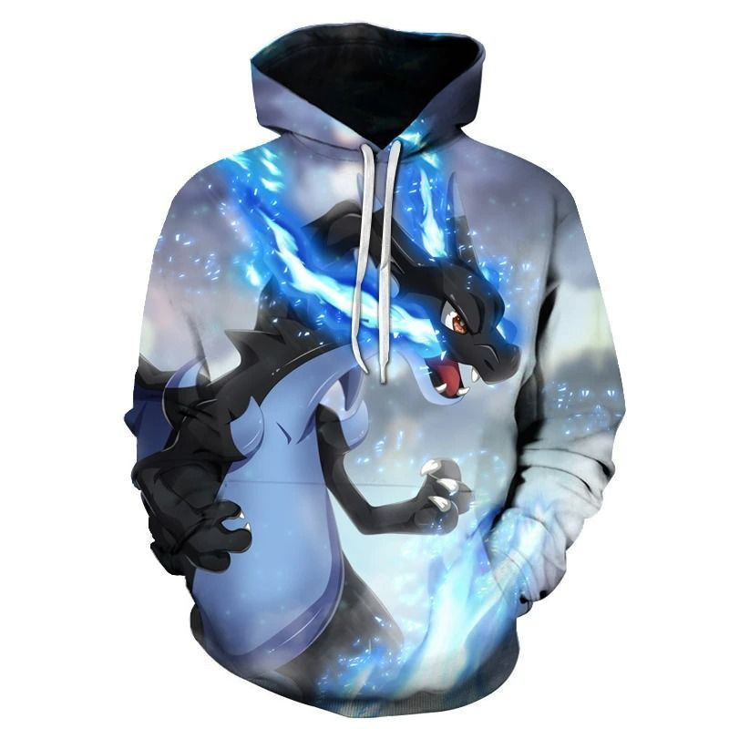Pokemon Pocket Monsters Full Over Print 3d Hoodie Zip Hoodie