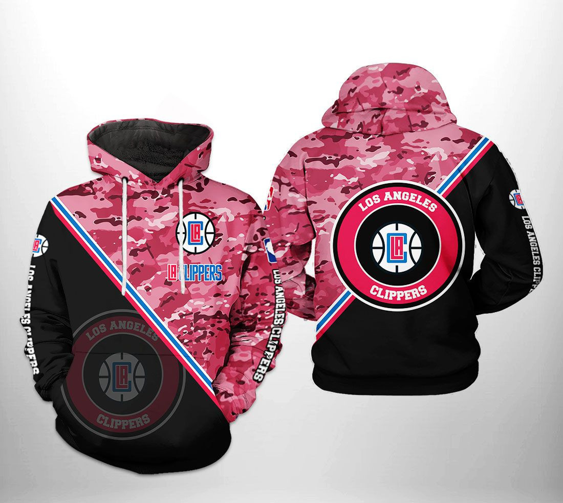 LA Clippers US Camo Team 3D All Over Print Hoodie & Zip Hoodie