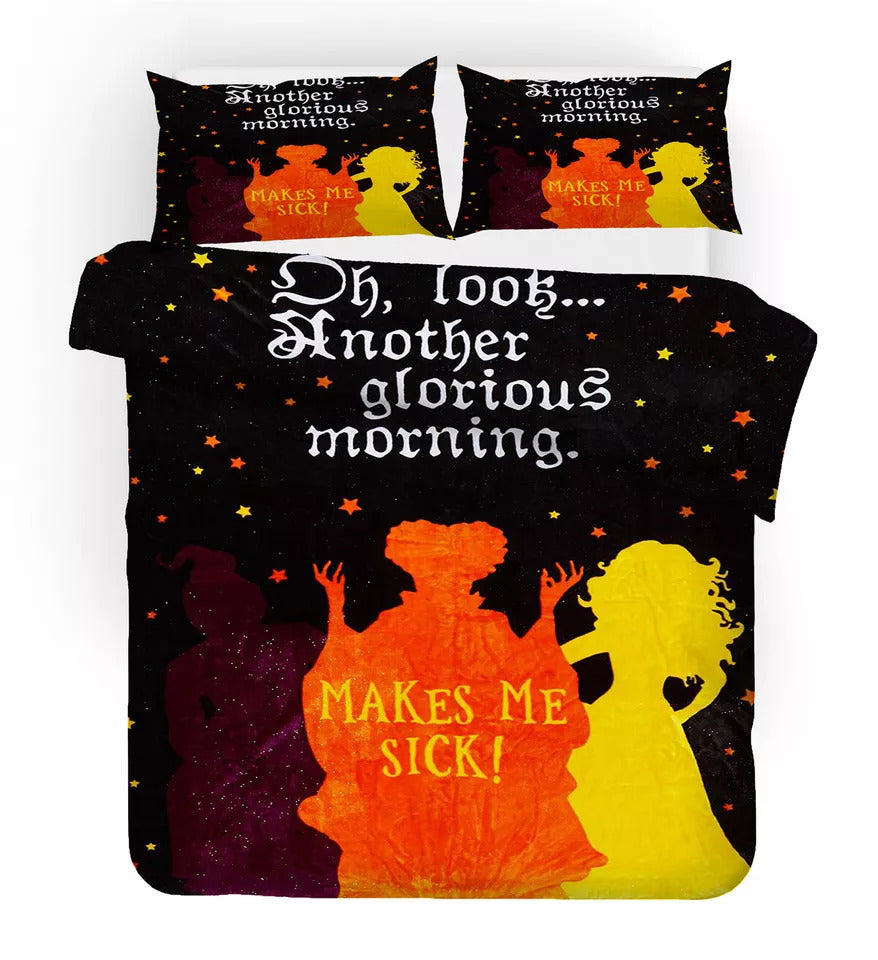 Hocus Pocus Bedding Set Oh Look Another Glorious Morning Duvet Covers
