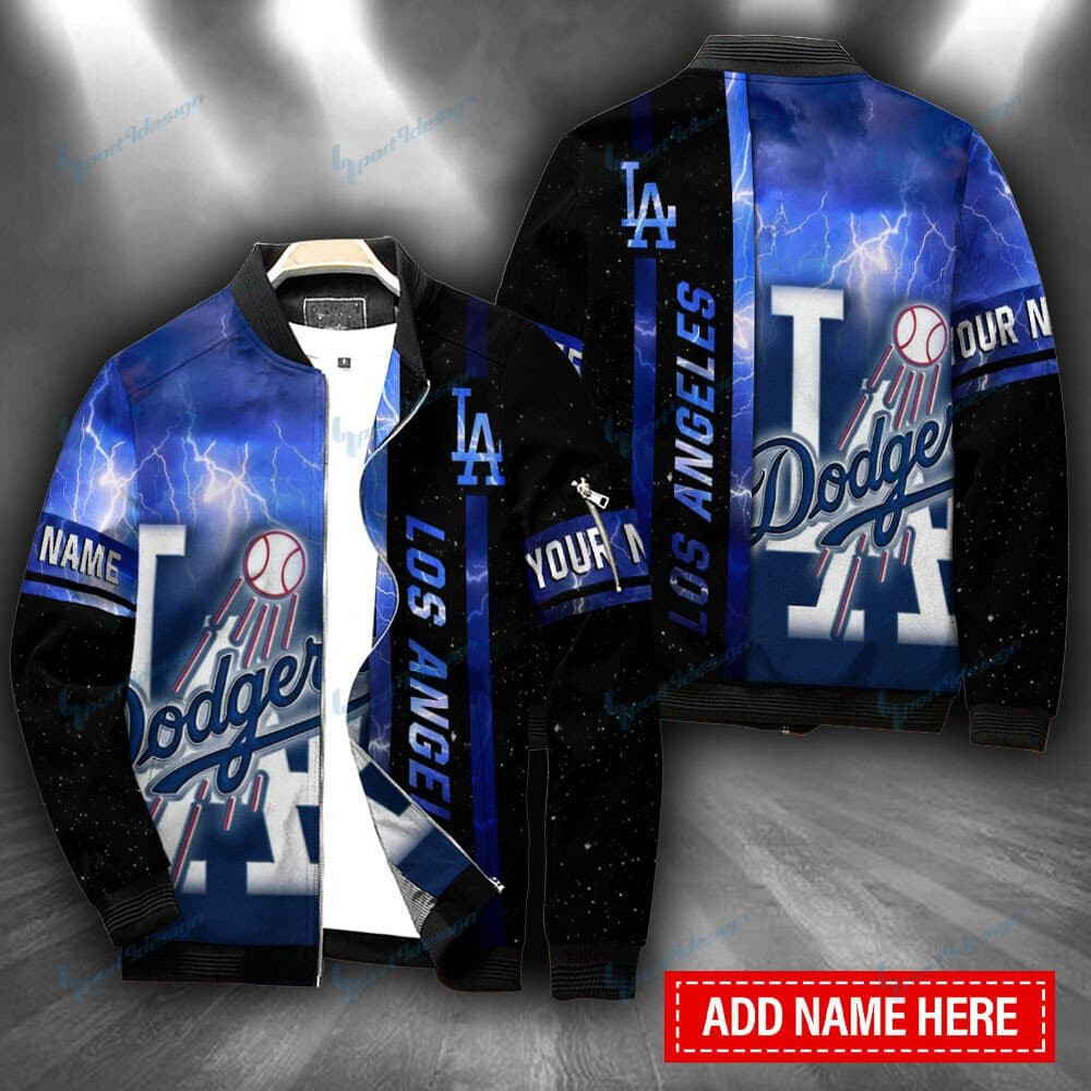 Los Angeles Dodgers Personalized Bomber Jacket BG335