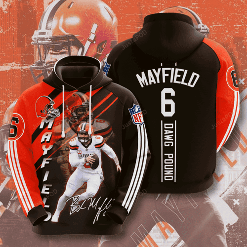 Cleveland Browns Baker Mayfield 3D All Over Print Hoodie & Zip Hoodie