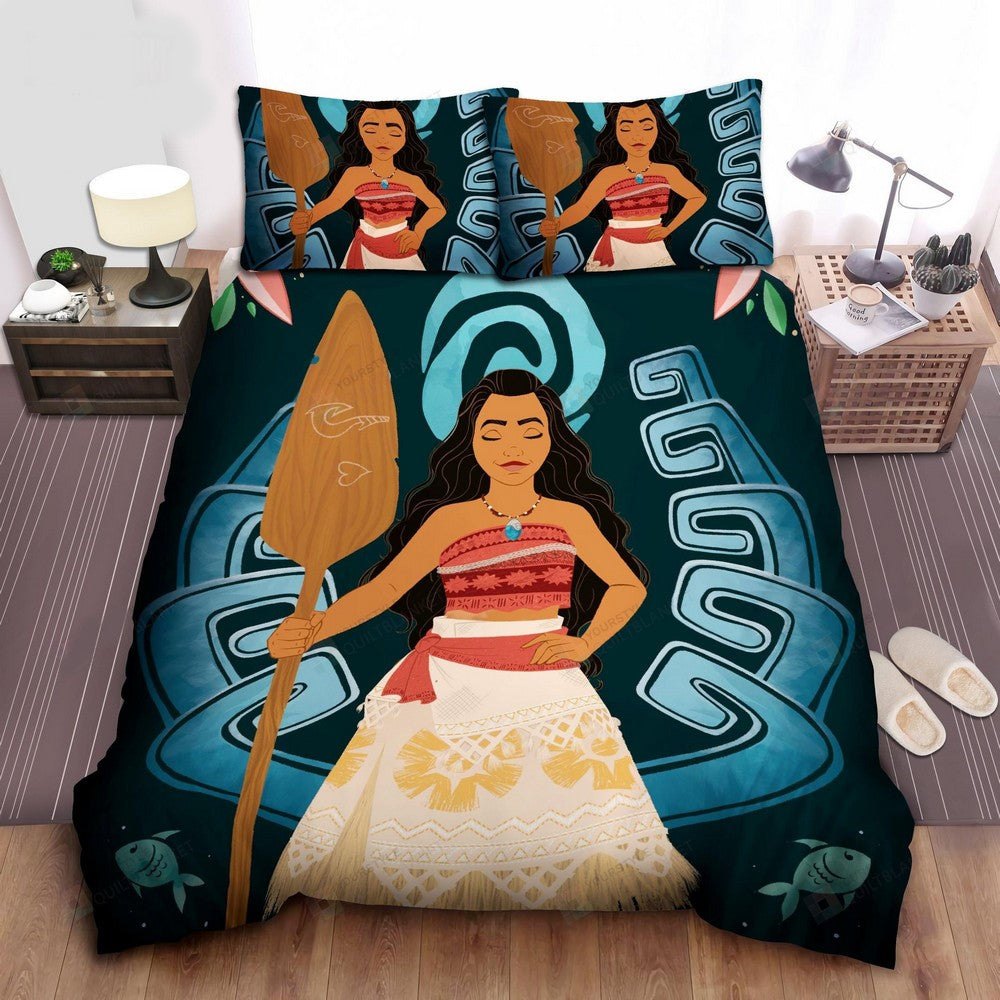 Moana Bedding Set DN Princess Moana Art Graphic Duvet Covers