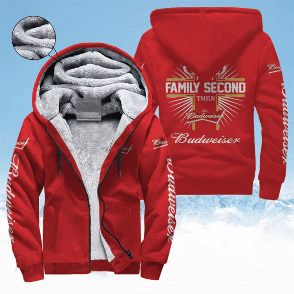 Budweiser Fan Gift, Budweiser Fleece Jacket 3