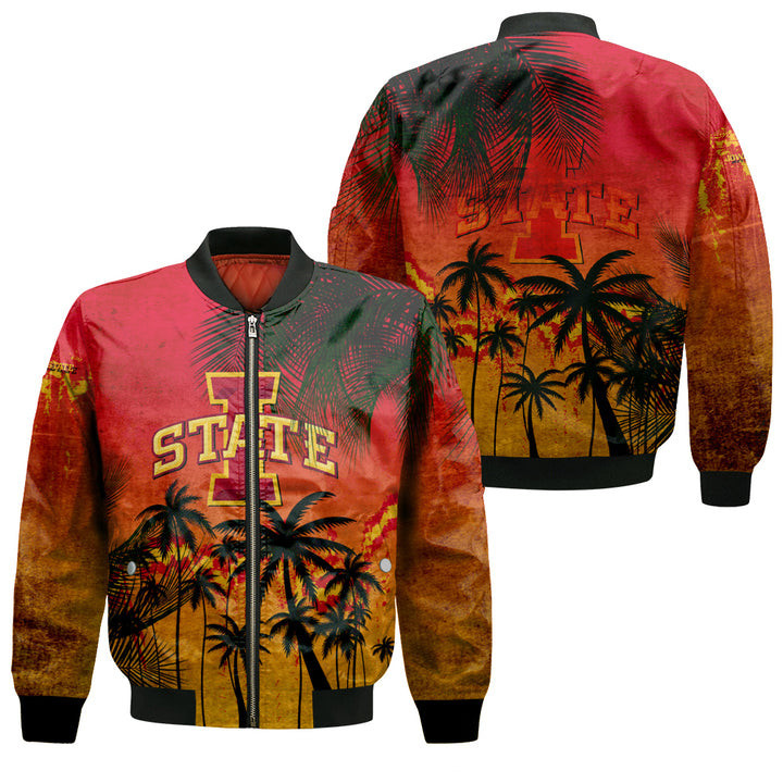Iowa State Cyclones Coconut Tree Bomber Jacket