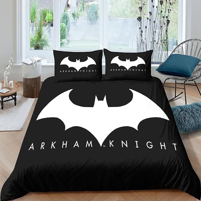 Batman Bedding Set DC Arkham Knight Batman Logo Duvet Covers