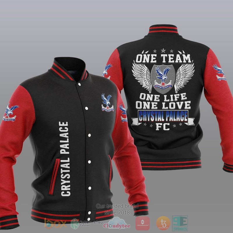 Crystal Palace FC Red One Team Baseball Jacket