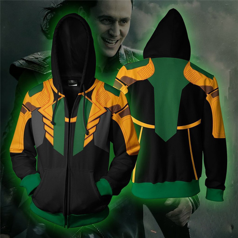 Costume Loki Cosplay Suit 3D All Over Print Hoodie & Zip Hoodie