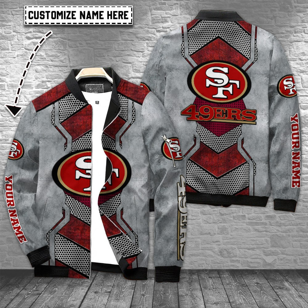 San Francisco 49ers Personalized Bomber Jacket BG613