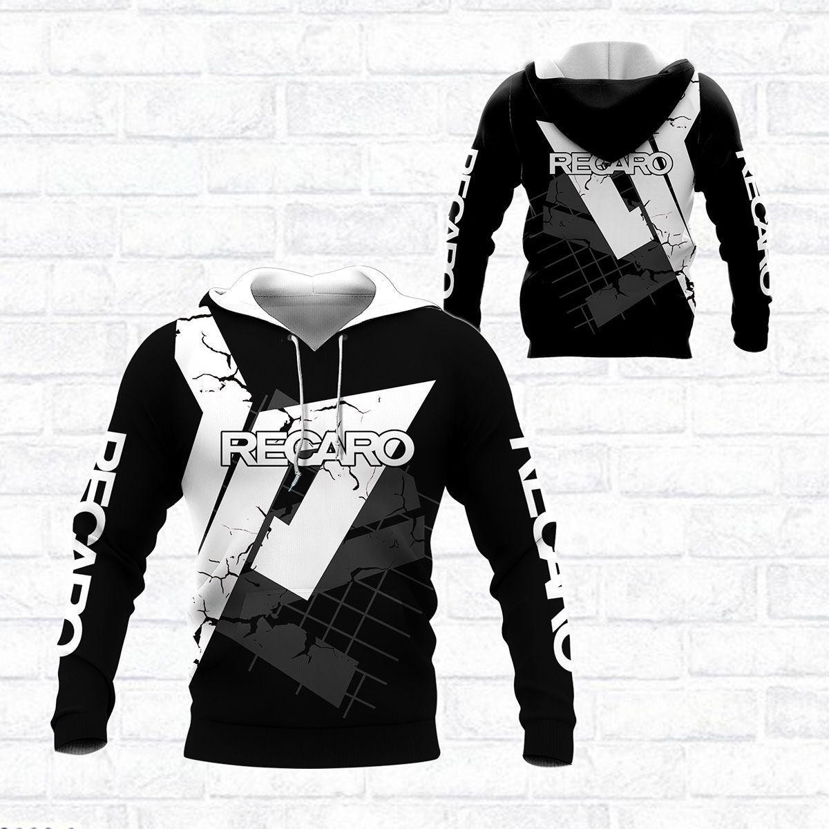 Recaro Shirt 344, 3d Hoodie Zip Hoodie