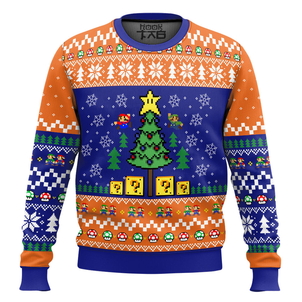 Super Bros Christmas Super Mario Bros. Ugly Christmas Sweater