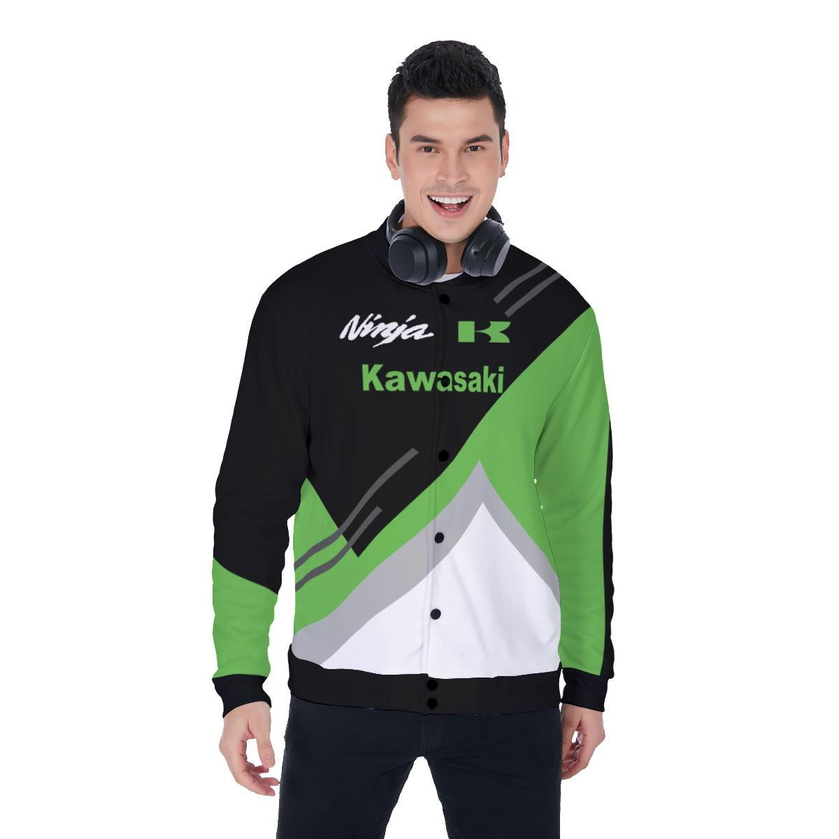 Kawasaki Ninja Racing Team Apparel, Kawasaki Baseball Jacket 50