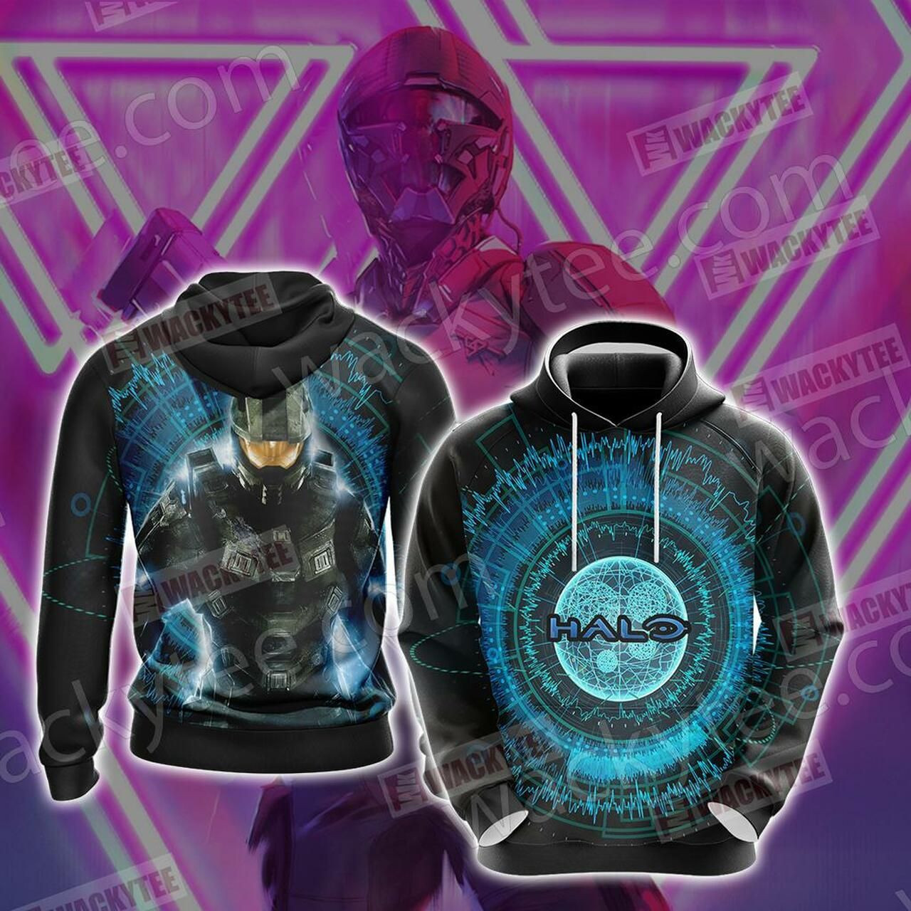 Halo - Futuristic 3D All Over Print Hoodie & Zip Hoodie