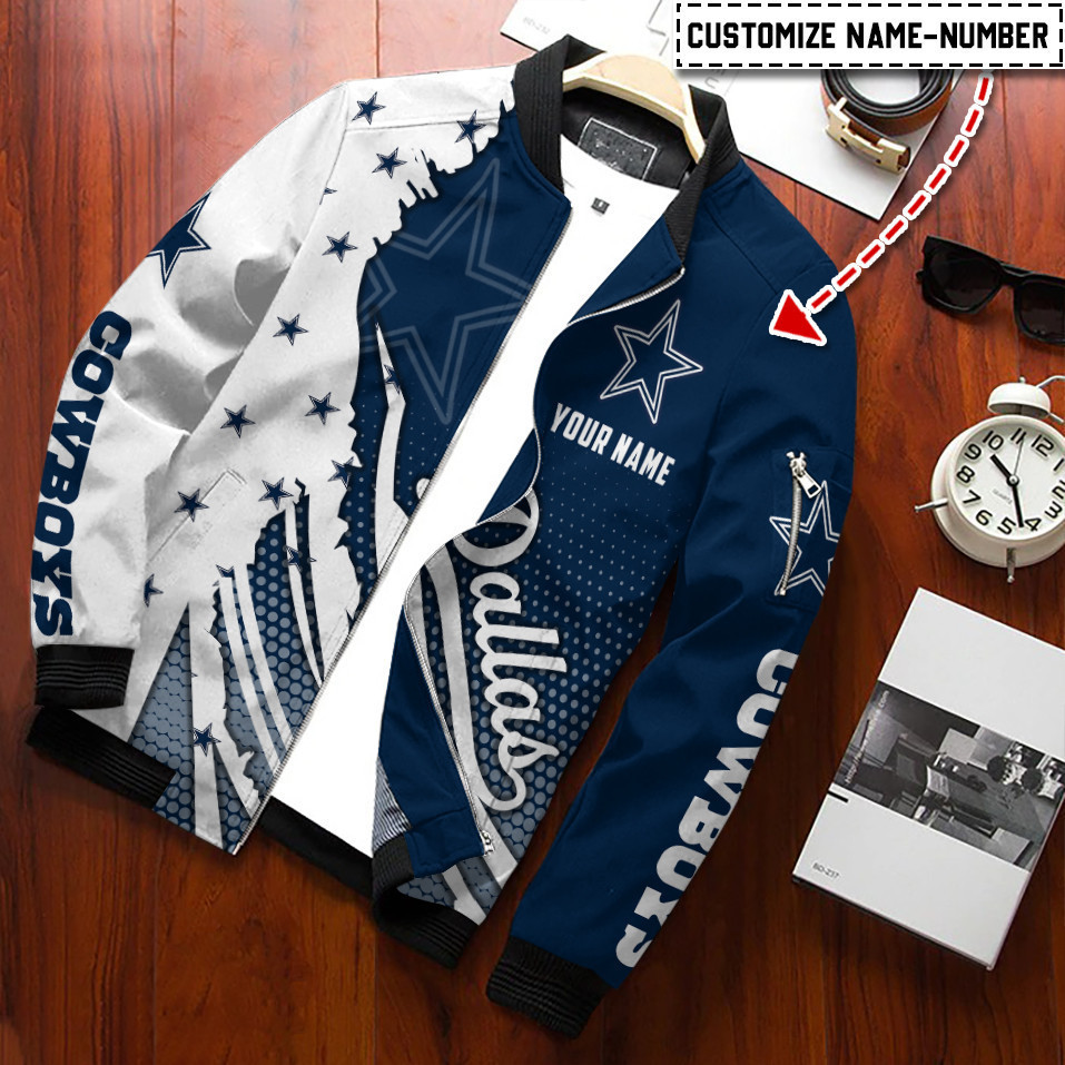 Cowboys Personalized Bomber Jacket BG274