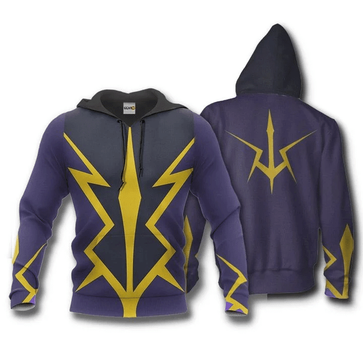 Zero Lelouch Code Geass Lelouch Of The Rebellion 3d Hoodie Zip Hoodie