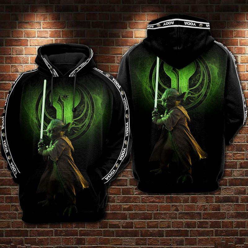 Star Wars Yoda Master Jedi All Over Print Hoodie