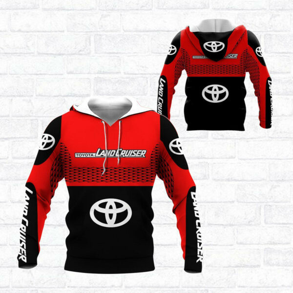 Toyota Land Cruiser Shirt 430, 3d Hoodie Zip Hoodie 2409