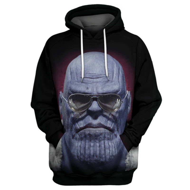 Marvel Thanos 3d Hoodie Zip Hoodie