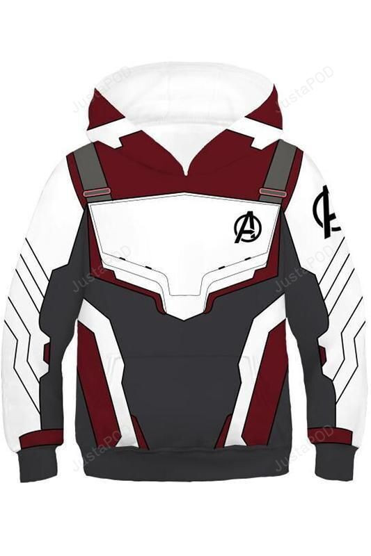 Unisex Avengers 4 Endgame Quantum Realm Sweatshirt Jacket Advanced Tech 3D All Over Print Hoodie & Zip Hoodie