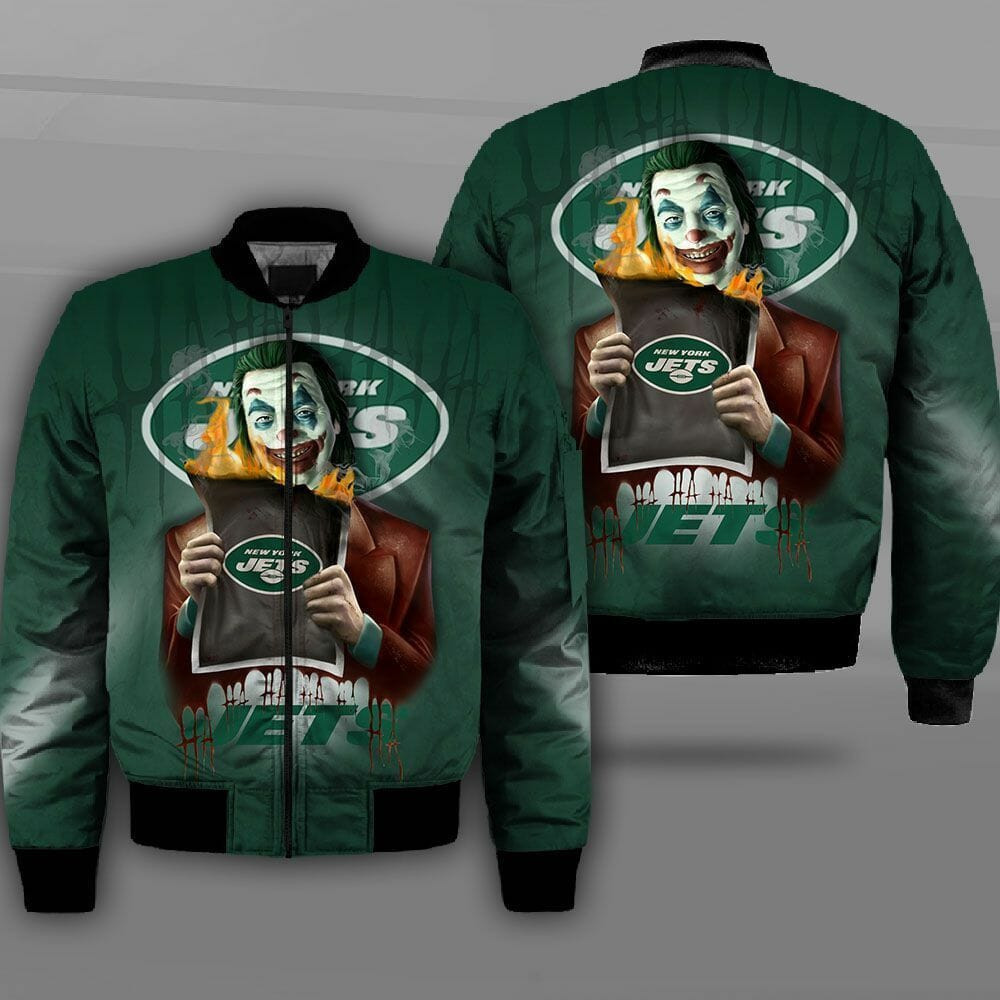 New York Jets Joker Green Bomber Jacket