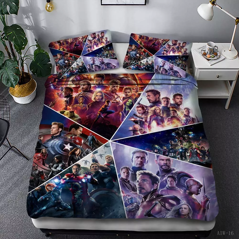 MV Bedding Set The Avengers From All Movies Duvet Covers