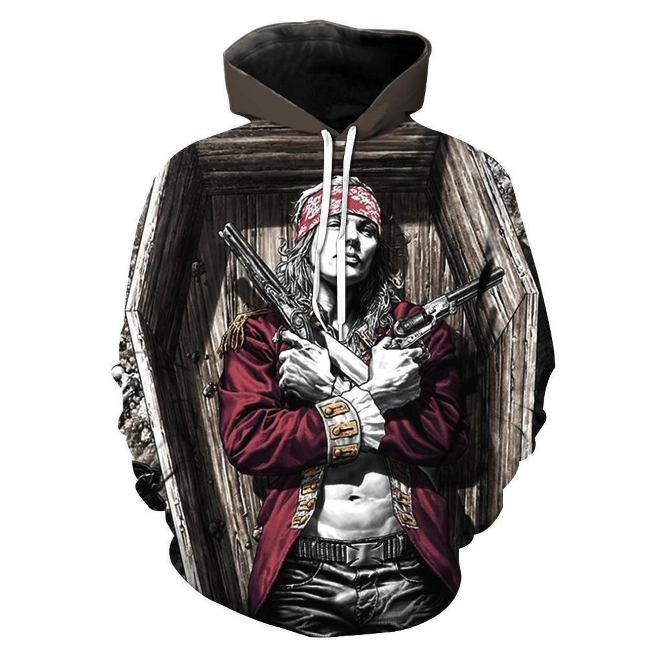 GunsnRoses 3D All Over Print Hoodie & Zip Hoodie