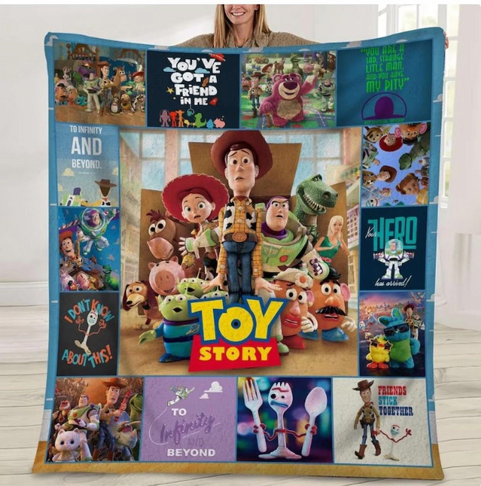 Toy Story Blanket Toy Story Characters Fleece Sherpa Blanket