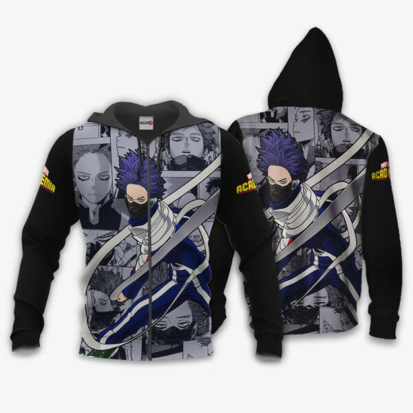 Hitoshi Shinsou Anime My Hero Academia 1k963 Cartoon Graphic Outfits Aop 3d Hoodie Zip Hoodie 532