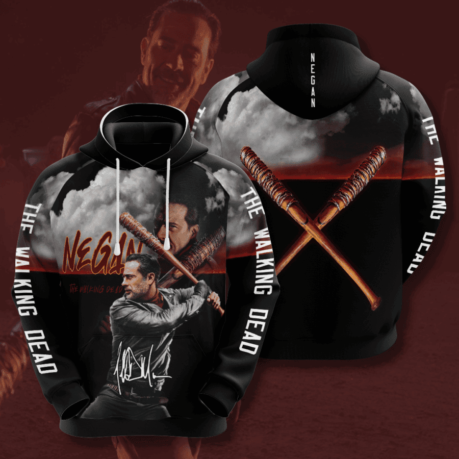 The Walking Dead And Negan Movie Character 3D All Over Print Hoodie & Zip Hoodie