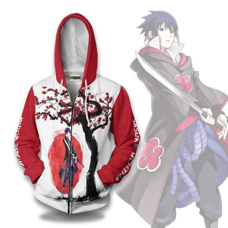 Sasuke Akatsuki 3D All Over Print Hoodie & Zip Hoodie