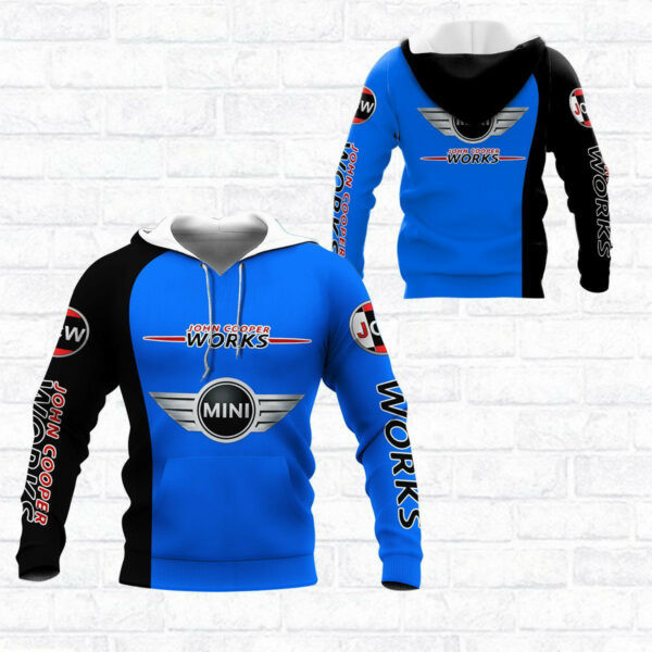 Mini John Cooper Works Shirt 684, 3d Hoodie Zip Hoodie 2198