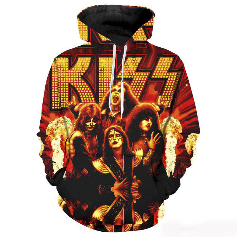 The Kiss Hoodies Hommes Femmes Sweat 01