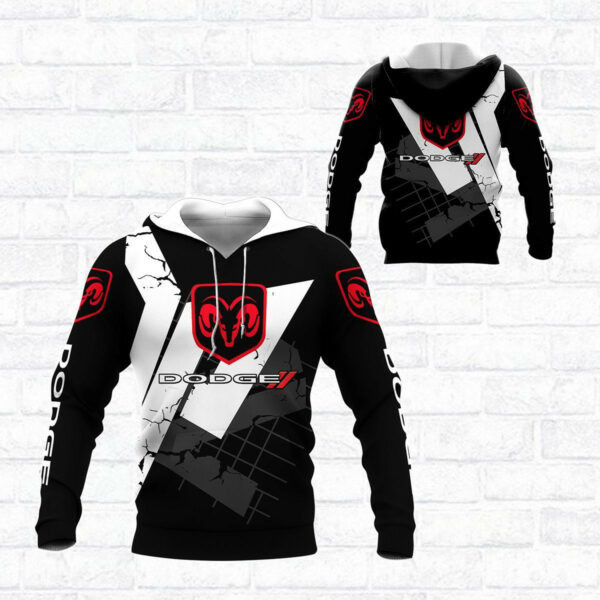 Dodge Shirt 666, 3d Hoodie Zip Hoodie 455