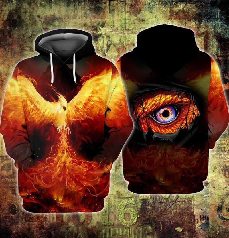 Phoenix Eyes Eagle 3d Hoodie Zip Hoodie