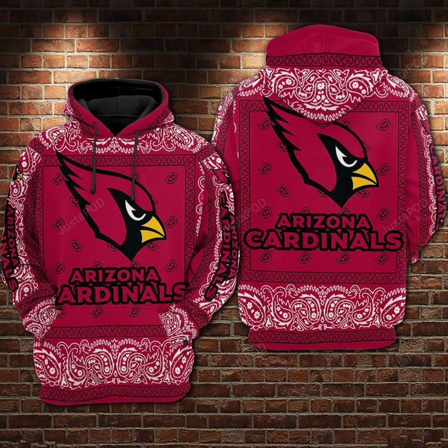Arizona Cardinals Ncaa Football Vintage Motifs 3D All Over Print Hoodie & Zip Hoodie