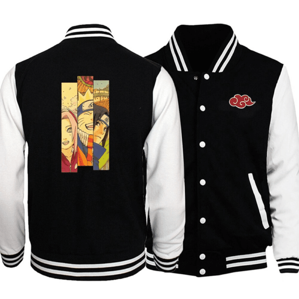 Bff Naruto Sasuke Sakura Naruto Anime Baseball Jacket 442