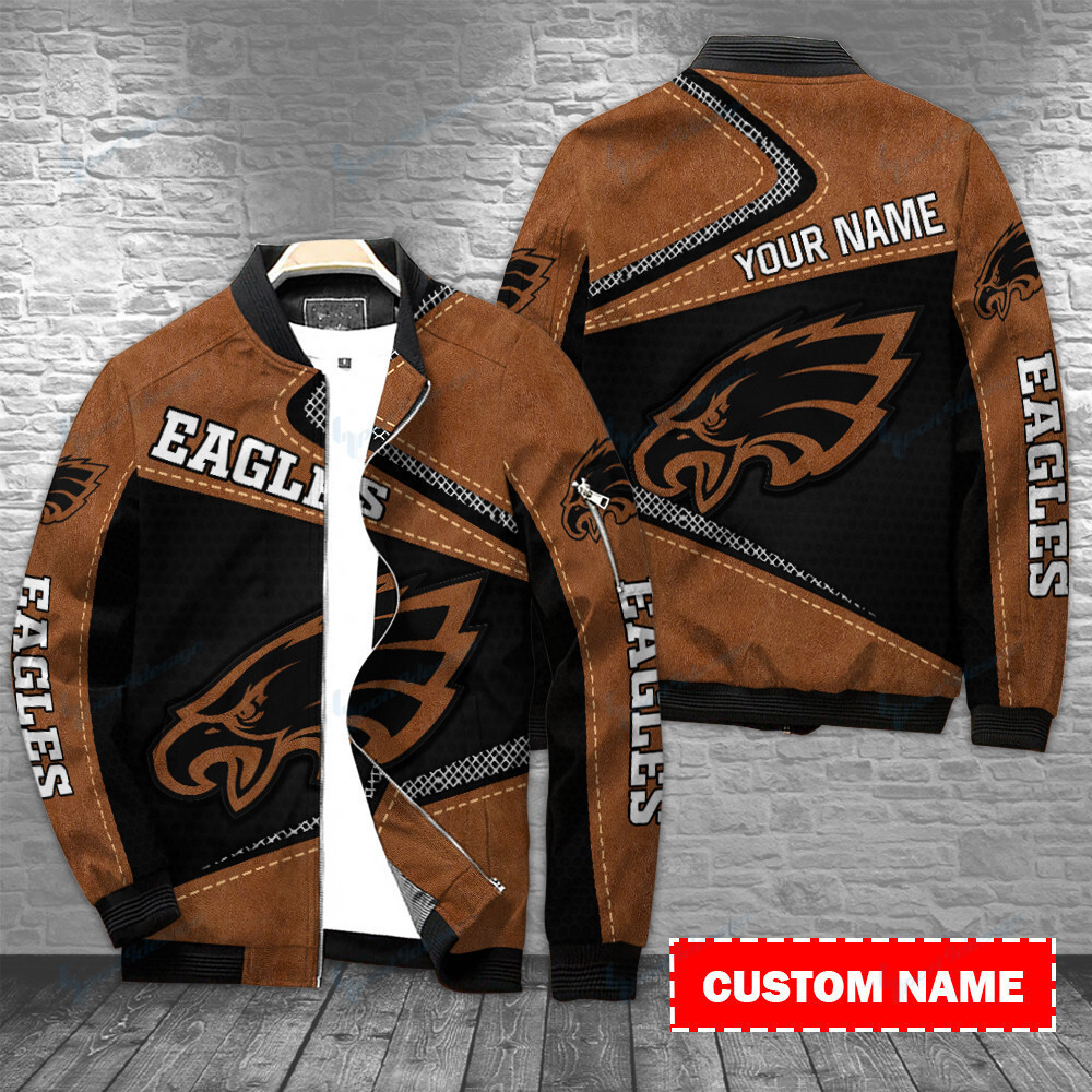 Philadelphia Eagles Personalized Bomber Jacket BG469