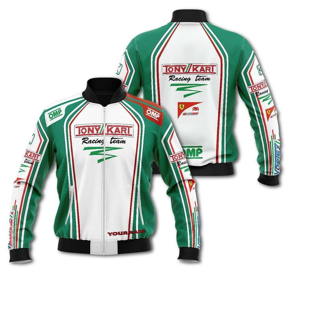 Personalized Tony Kart Racing Team Bomber Jacket 890