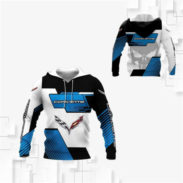 Chevrolet Corvette Shirt 771, 3d Hoodie Zip Hoodie 1189