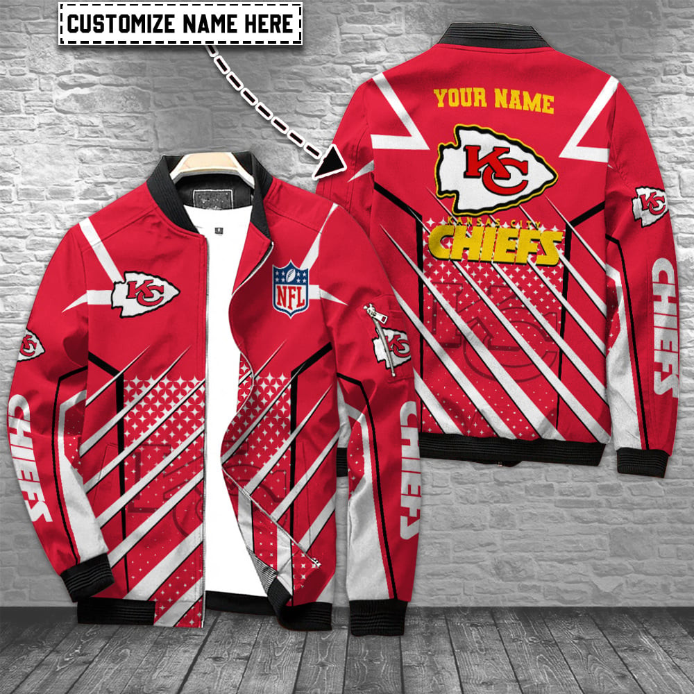 Kansas City Chiefs Personalized Bomber Jacket BG930