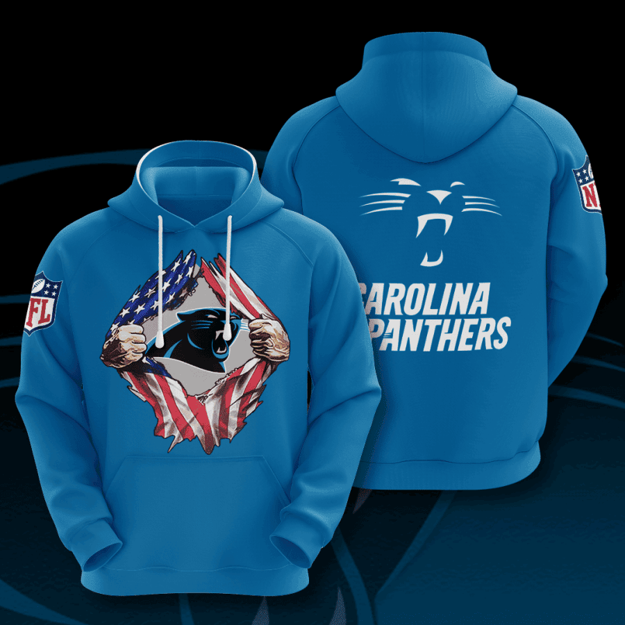 Carolina Panthers 3D All Over Print Hoodie & Zip Hoodie