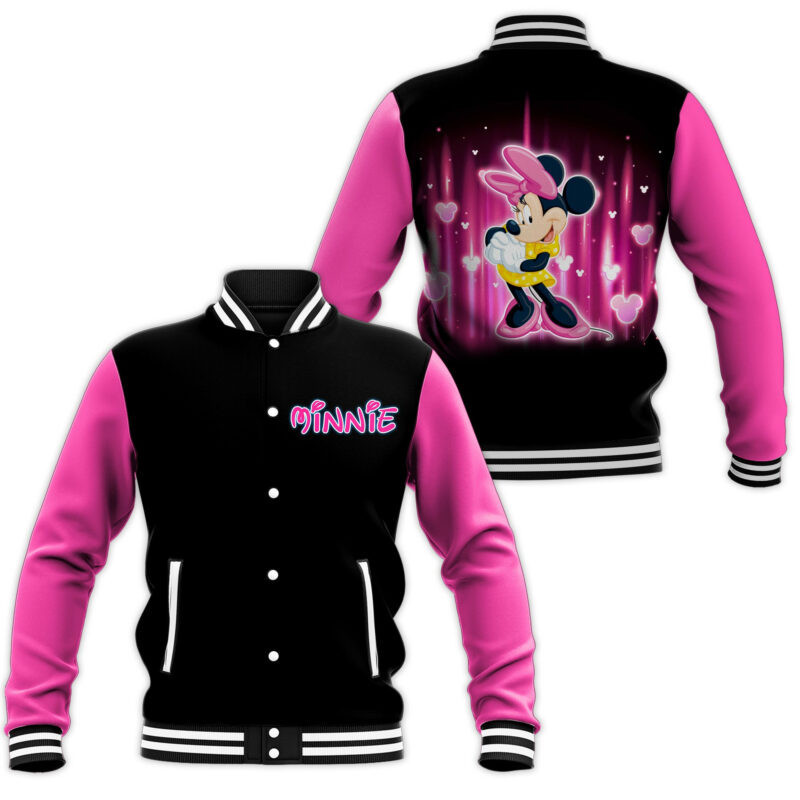 Cute Minnie Baseball Jacket