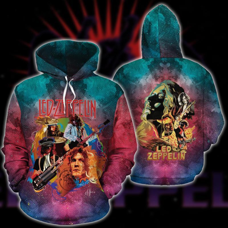 Led Zeppelin Band All Over Print Hoodie
